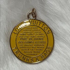 Louis Vuitton Yellow and Gold Medallion